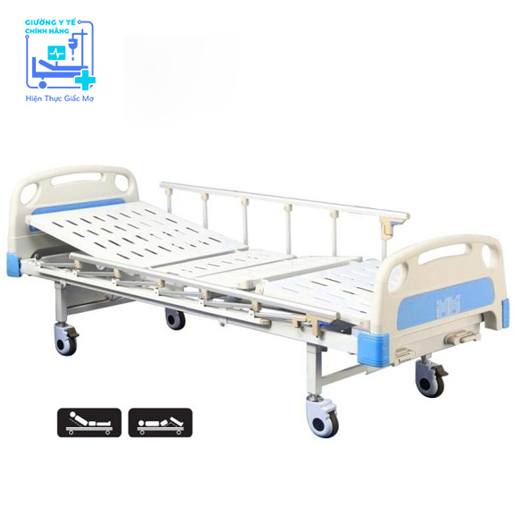 Giường Y Tế 2 Tay Quay LUCASS GB-2