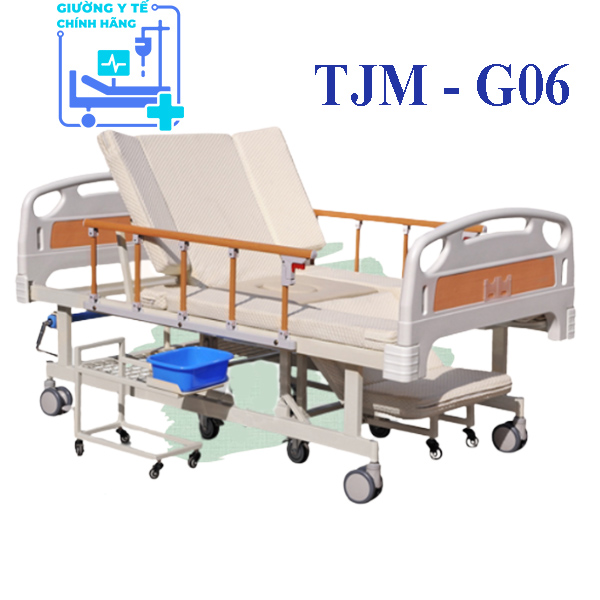 Giường Y Tế Tay Quay Tách Xe Lăn TAJERMY G06