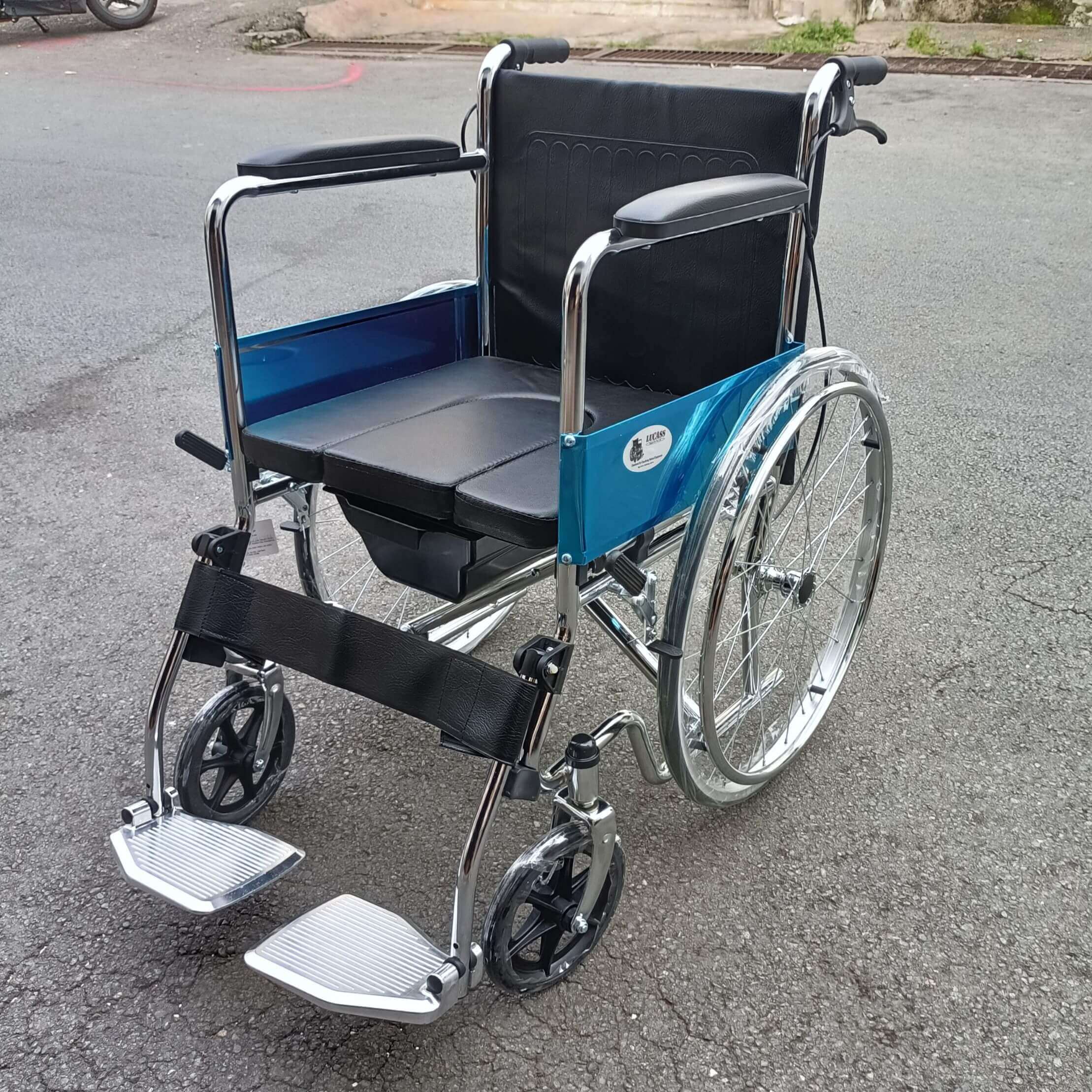 Xe Lăn Tay Lucass X-89 (Bô Vệ Sinh)