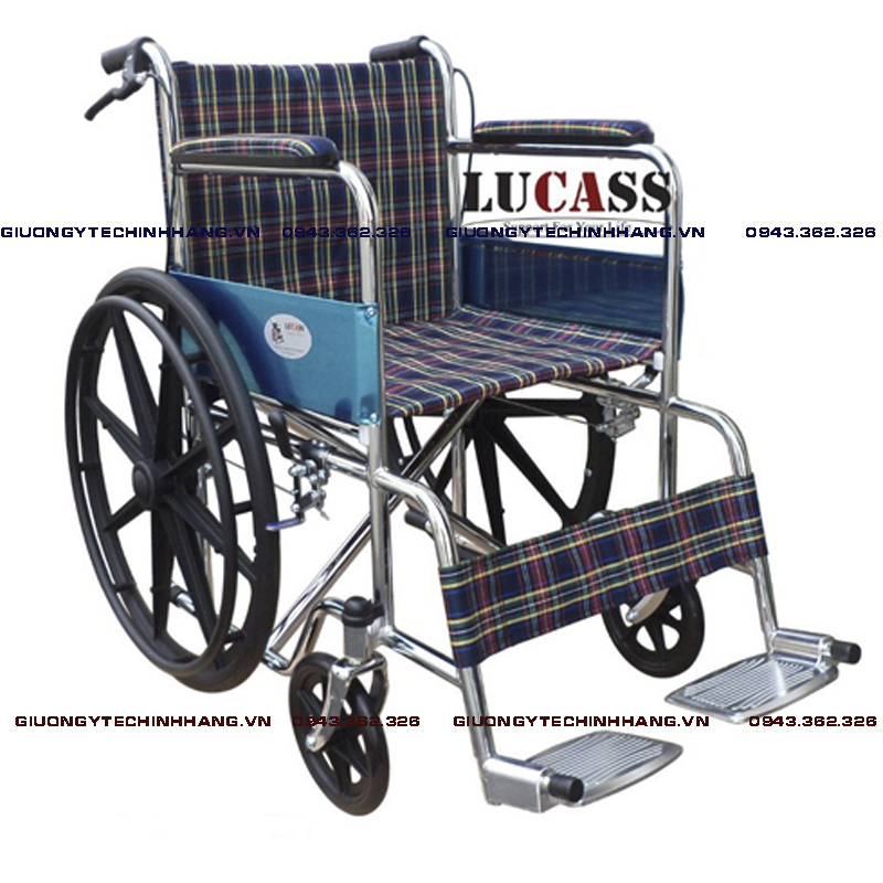 Xe Lăn Tay Lucass X-97JB(Vành Đúc)