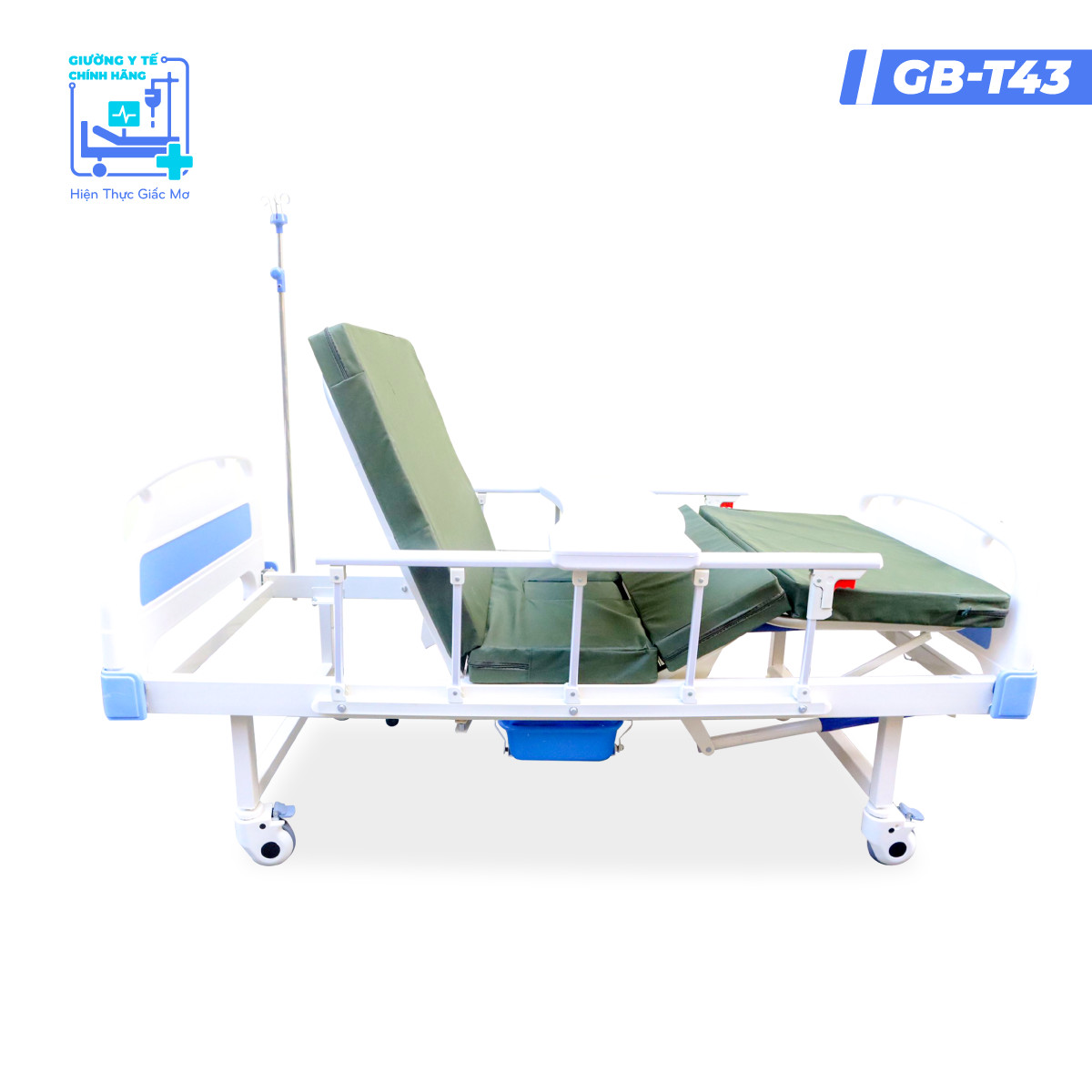 Giường Y Tế 3 Tay Quay LUCASS GB-T43