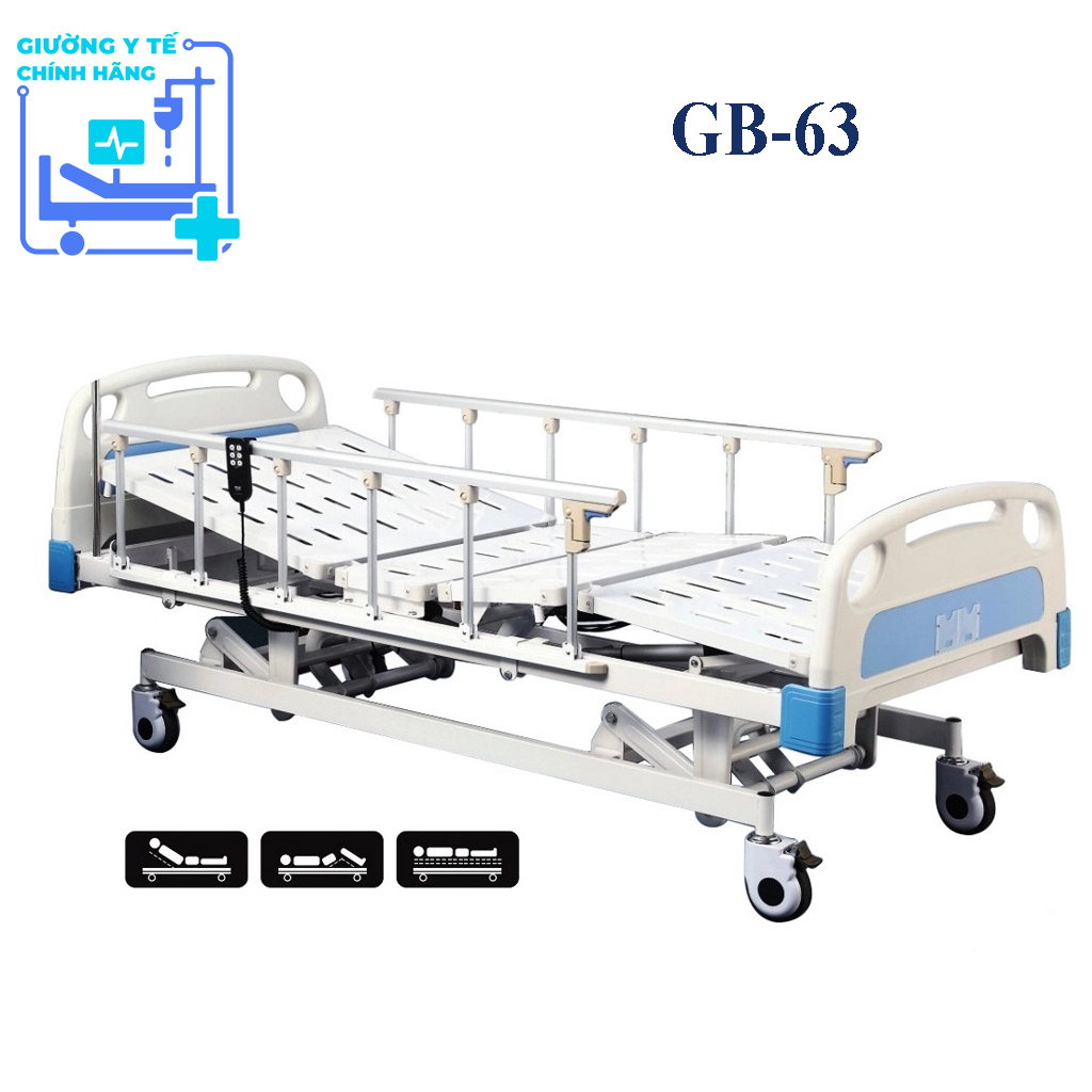 Giường Y Tế Điện 3 Chức Năng LUCASS GB-63