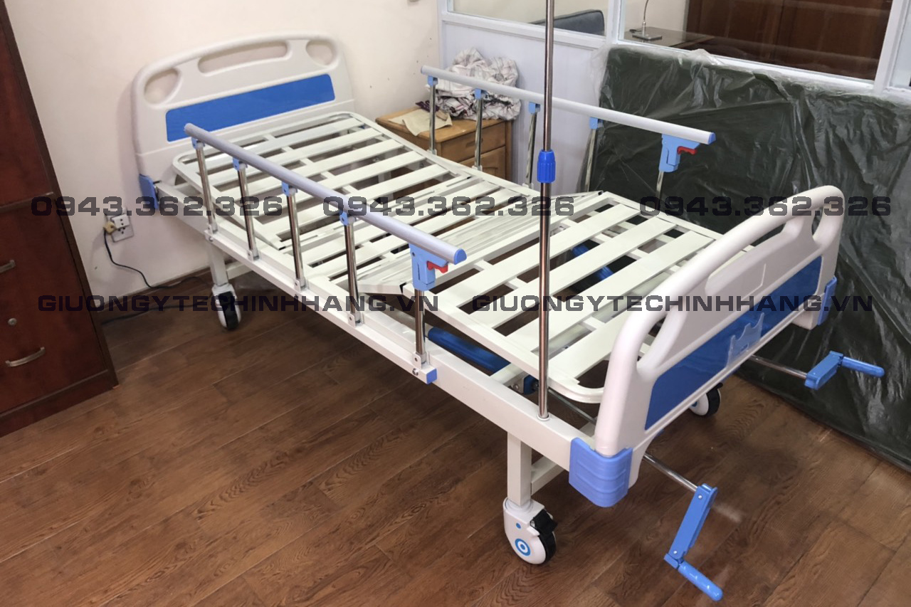 giường bệnh nhân đa năng 2 tay quay gb-2